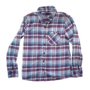 Patagonia Plaid Lightweight Fjord Flannel Long Sleeve Shirt Womens XS